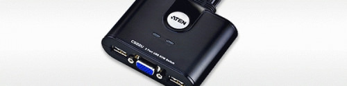 Aten CS22U interruptor KVM Negro (2)