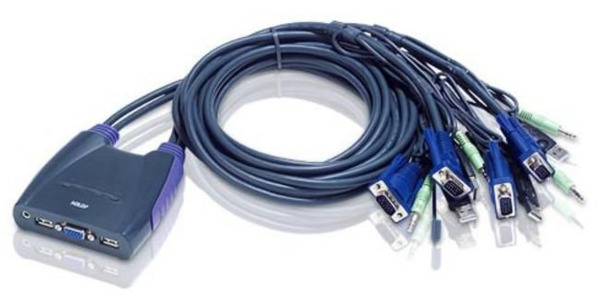 Aten CS64US-AT CS64US 4-Port Cable KVM Switch