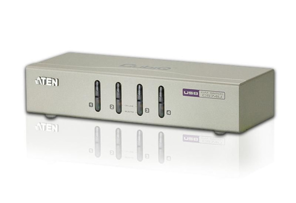 Aten CS74U-AT 4 port USB KVM + Audio