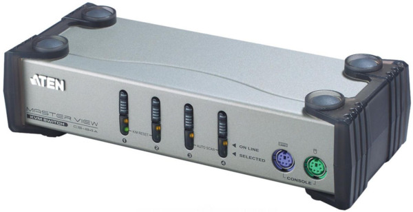 Aten CS84AC-AT 4p PS2 KVM  for USB, SUN Cable