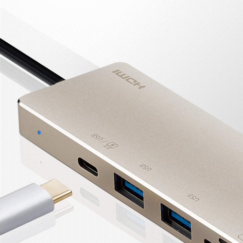 ATEN Docking station compacta USB-C multipuerto con power pass-through (8)