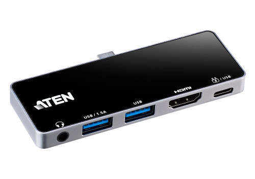 ATEN Docking station de viaje USB-C con pasarela de alimentación (4)