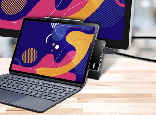 ATEN Docking station de viaje USB-C con pasarela de alimentación (6)