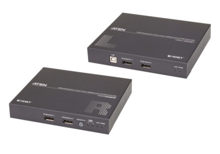 Comprar Aten Extensor de KVM USB DisplayPort de vista doble HDBaseT™ 2.0 (4K a 100 m para vista individual)