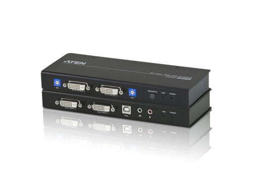 ATEN Extensor KVM Cat 5 DVI dual display USB (1024 x 768 a 60m) (1)
