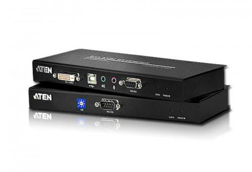 ATEN EXTENSOR KVM CAT 5 DVI USB (1024 X 768 A 60M) (CE600-AT-G)(CP5) (1)