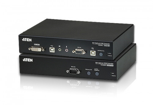 ATEN Extensor KVM óptico DVI USB (1920 x 1200 a 20km)