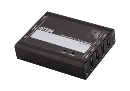 Comprar ATEN Extensor USB 2.0 por Cat 5 con hub de cuatro puertos (hasta 100 m)