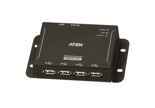 ATEN Extensor USB 2.0 por Cat 5 con hub de cuatro puertos (hasta 50 m) (2)