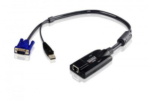 Aten KA7170 cable para video, teclado y ratón (kvm) Negro