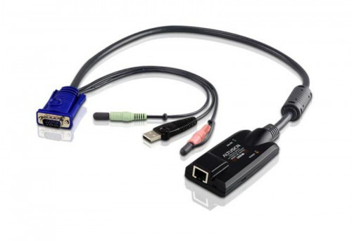 Aten KA7176 cable para video, teclado y ratón (kvm) Negro (1)