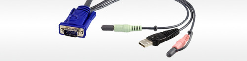 Aten KA7176 cable para video, teclado y ratón (kvm) Negro (4)