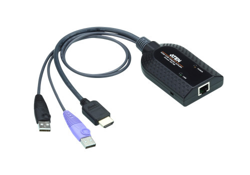 Aten KA7188 cable para video, teclado y ratón (kvm) Negro (1)