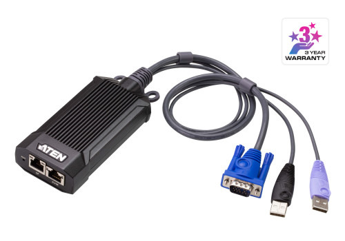 ATEN KG1900T interruptor KVM Negro, Azul, Púrpura