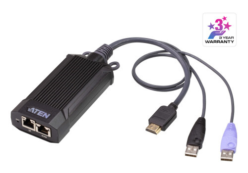 ATEN KG8900T interruptor KVM Negro, Púrpura