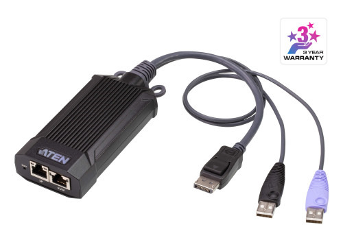 ATEN KG9900T interruptor KVM Negro, Púrpura