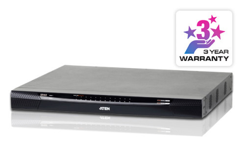 Aten KN2124VA-AX-G interruptor KVM Montaje en rack Negro, Gris (2)