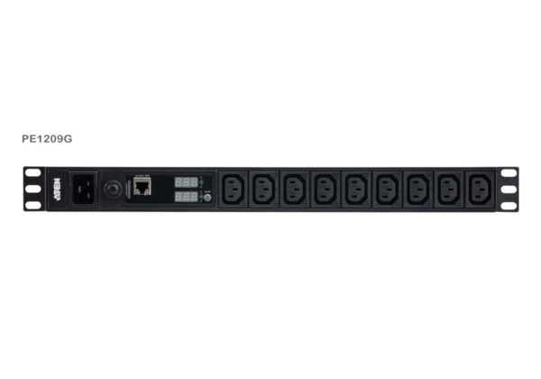 Aten PE1209G-AT-G 9-Outlet 1U PDU with Current