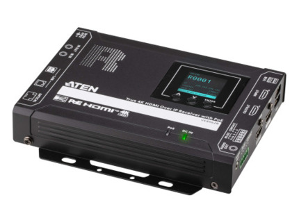 Comprar ATEN PREMIUM MODEL (CONSULTAR) TRUE 4K HDMI OVER IP RECEIVER WITH POE, USB PERIPHERAL SUPPORT AND IR / RS-232 / ETHERNET (WEBGUI) CONTROL AND DAISY-CHAINABLE (VE8962R-AT-G)