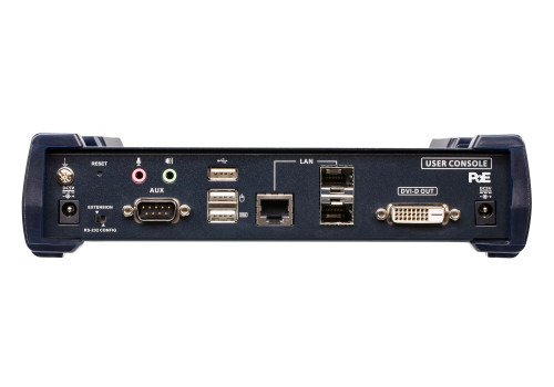 Aten Receptor KVM por IP DVI-D dual link 2K con SFP dual y PoE (2)