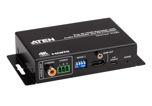 ATEN Repetidor HDMI True 4K con incrustador y desincrustador de audio (4)