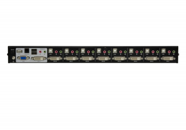 ATEN SWITCH 8-PORT USB DVI KVM WITH USB PERIPHERAL SUPPORT, AUDIO AND BROADCAST MODE (CS1768-ATA-G) (3)