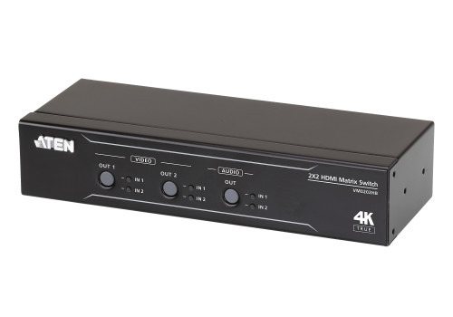 ATEN Switch de matriz HDMI 4K real 2 x 2 con desincrustador de audio (1)