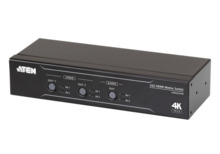 ATEN Switch de matriz HDMI 4K real 2 x 2 con desincrustador de audio