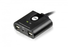 Aten Switch de periféricos USB 2.0 de 2 x 2 puertos