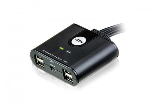 Aten Switch de periféricos USB 2.0 de 4 x 4 puertos (1)