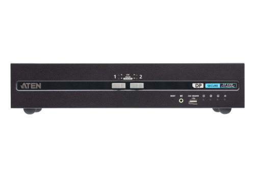 ATEN Switch KVM de seguridad avanzada DisplayPort dual display USB de 2 puertos con CAC (compatible con PSD PP v4.0) (1)