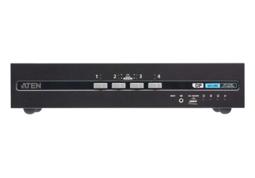 ATEN Switch KVM de seguridad avanzada DisplayPort dual display USB de 4 puertos con CAC (compatible con PSD PP v4.0)