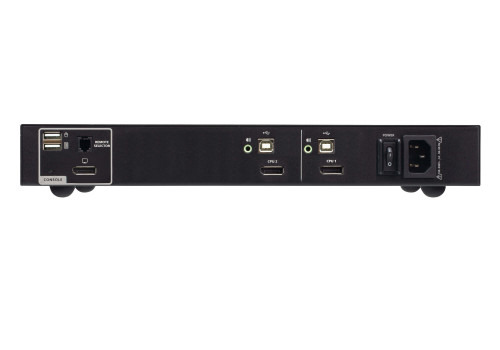 ATEN Switch KVM de seguridad avanzada DisplayPort USB de 2 puertos (compatible con PSD PP v4.0) (2)