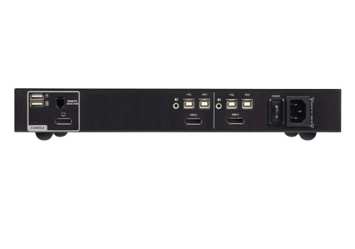 ATEN Switch KVM de seguridad avanzada DisplayPort USB de 2 puertos con CAC (compatible con PSD PP v4.0) (2)