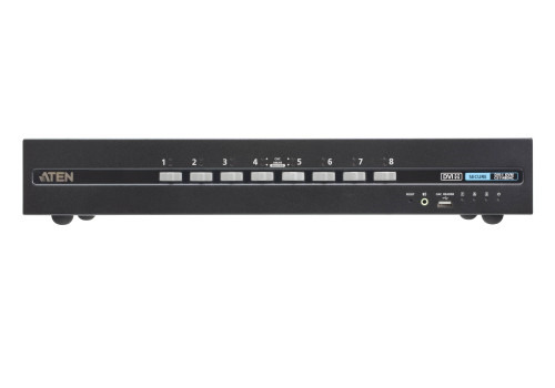 ATEN Switch KVM de seguridad avanzada DVI dual display USB de 8 puertos con CAC (compatible con PSD PP v4.0)