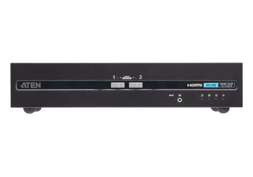 ATEN Switch KVM de seguridad avanzada HDMI dual display USB de 2 puertos (compatible con PSD PP v4.0)