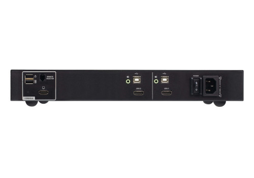 ATEN Switch KVM de seguridad avanzada HDMI USB de 2 puertos (compatible con PSD PP v4.0) (2)
