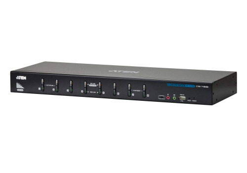 ATEN Switch KVM DVI/Audio dual link USB de 8 puertos