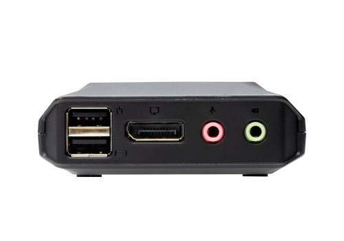 ATEN Switch KVM en formato cable híbrido DisplayPort de 2 puertos USB-C (2)