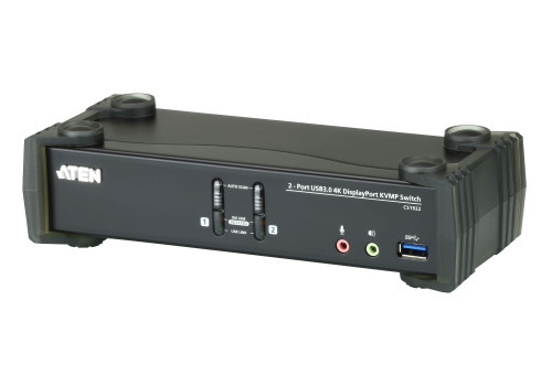 ATEN SWITCH KVMP 2-PORT USB TRUE 4K DISPLAYPORT KVM SWITCH W (1)