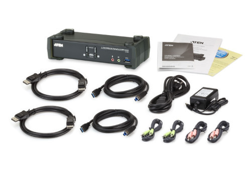 ATEN SWITCH KVMP 2-PORT USB TRUE 4K DISPLAYPORT KVM SWITCH W (3)
