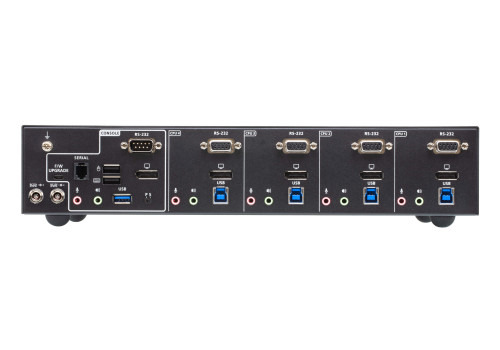 ATEN SWITCH KVMP 4-PORT USB TRUE 4K DISPLAYPORT KVM SWITCH W (1)