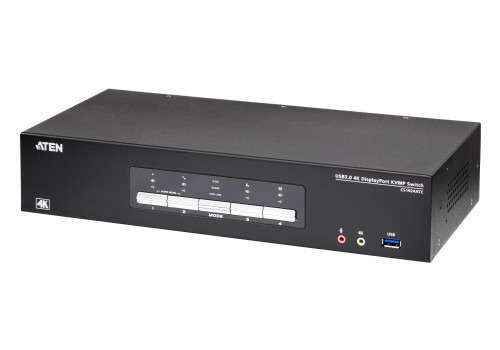 ATEN SWITCH KVMP 4-PORT USB TRUE 4K DISPLAYPORT KVM SWITCH W (3)