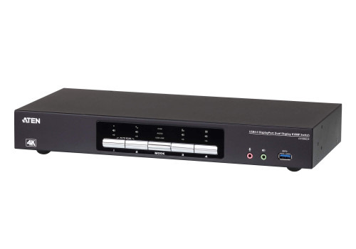 ATEN Switch KVMP™ DisplayPort 4K dual display USB 3.0 de 4 puertos