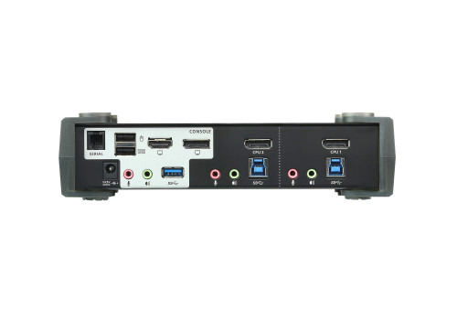 ATEN Switch KVMP™ DisplayPort 4K MST USB 3.0 de 2 puertos (cables incluidos) (2)