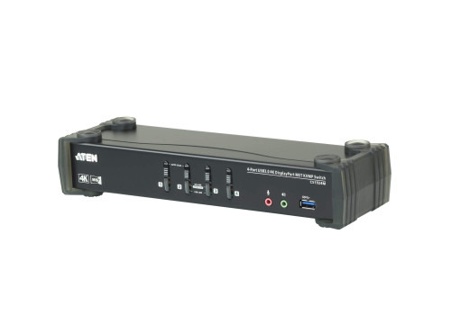 ATEN Switch KVMP™ DisplayPort 4K MST USB 3.0 de 4 puertos (cables incluidos)