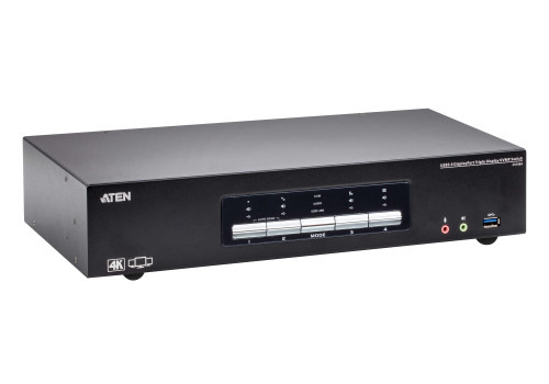 ATEN Switch KVMP™ DisplayPort 4K triple display USB 3.0 de 4 puertos (4)