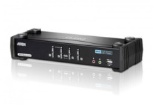ATEN SWITCH KVMP DVI/AUDIO DUAL LINK USB DE 4 PUERTOS (CS1784A-AT-G)