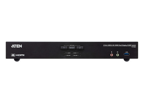 ATEN Switch KVMP™ USB 3.0 4K HDMI para dos pantallas de 2 puertos (3)