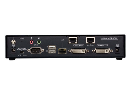 ATEN Transmisor de KVM DVI-I a través de IP de doble pantalla con acceso a Internet (2)